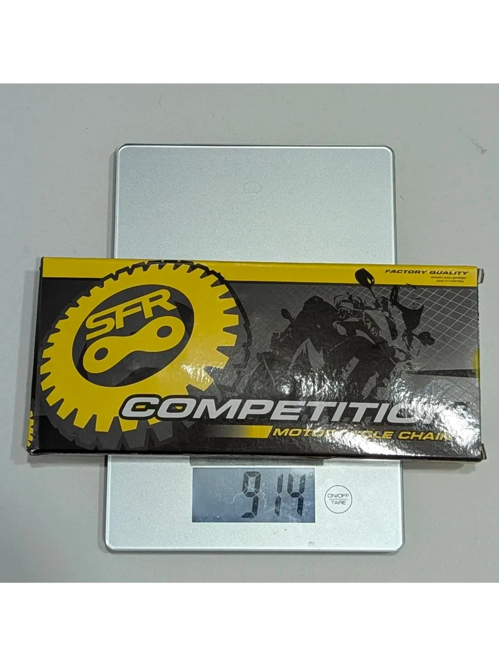 Цепь приводная для питбайка 420 - 120L Золотая