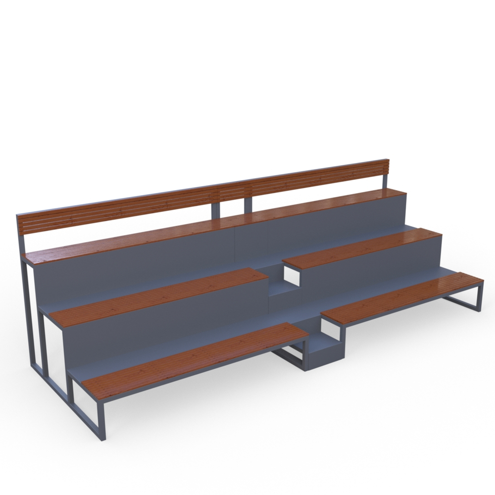 Трибуна Спортивная трехярусная