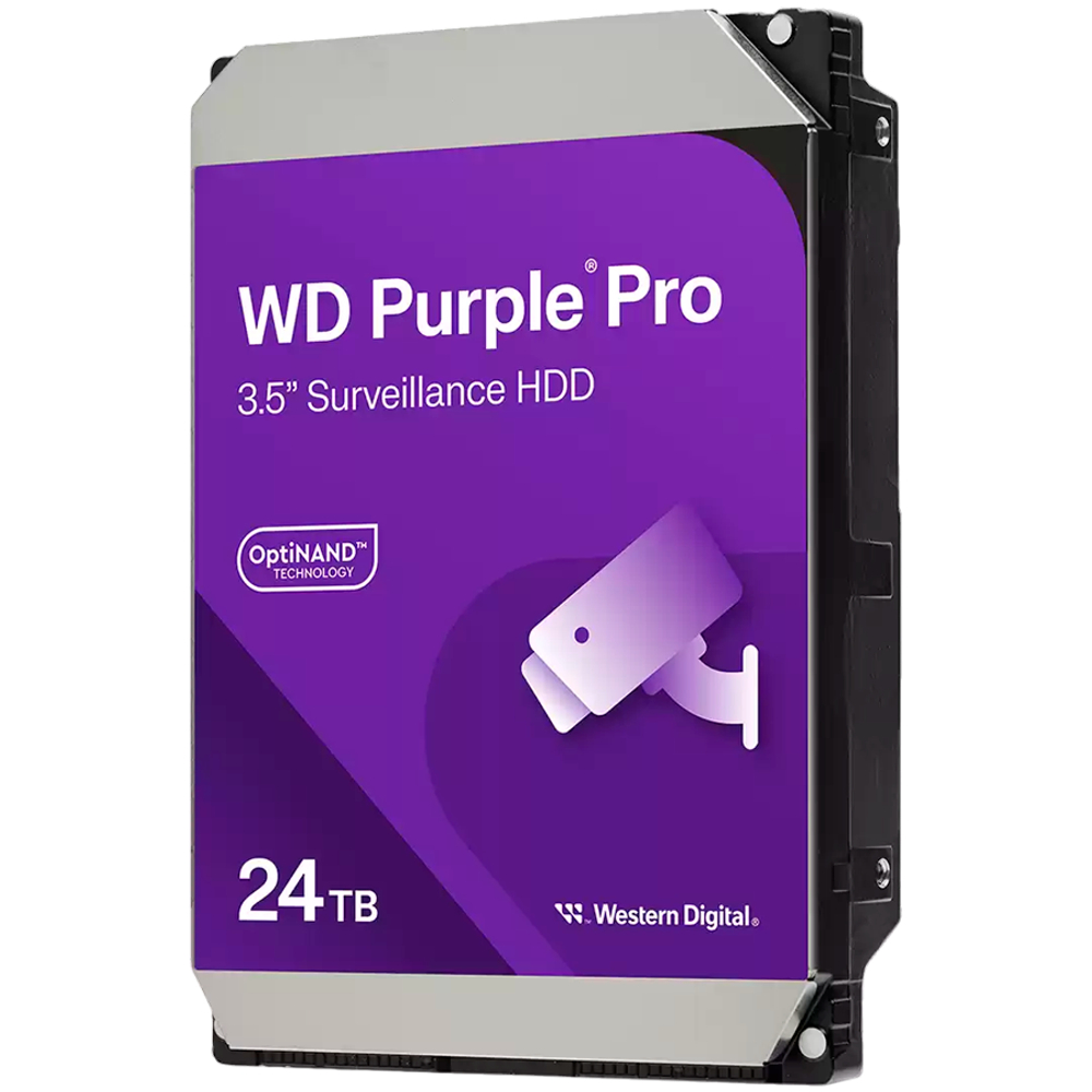 HDD AV WD Purple Pro (3.5'', 24TB, 512MB, 7200 RPM, SATA 6 Gb/s)
