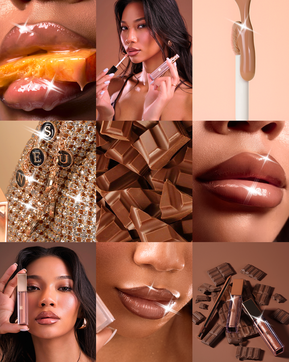 Блеск для губ SENSULU Lip Gloss - 03 Caramel souffle