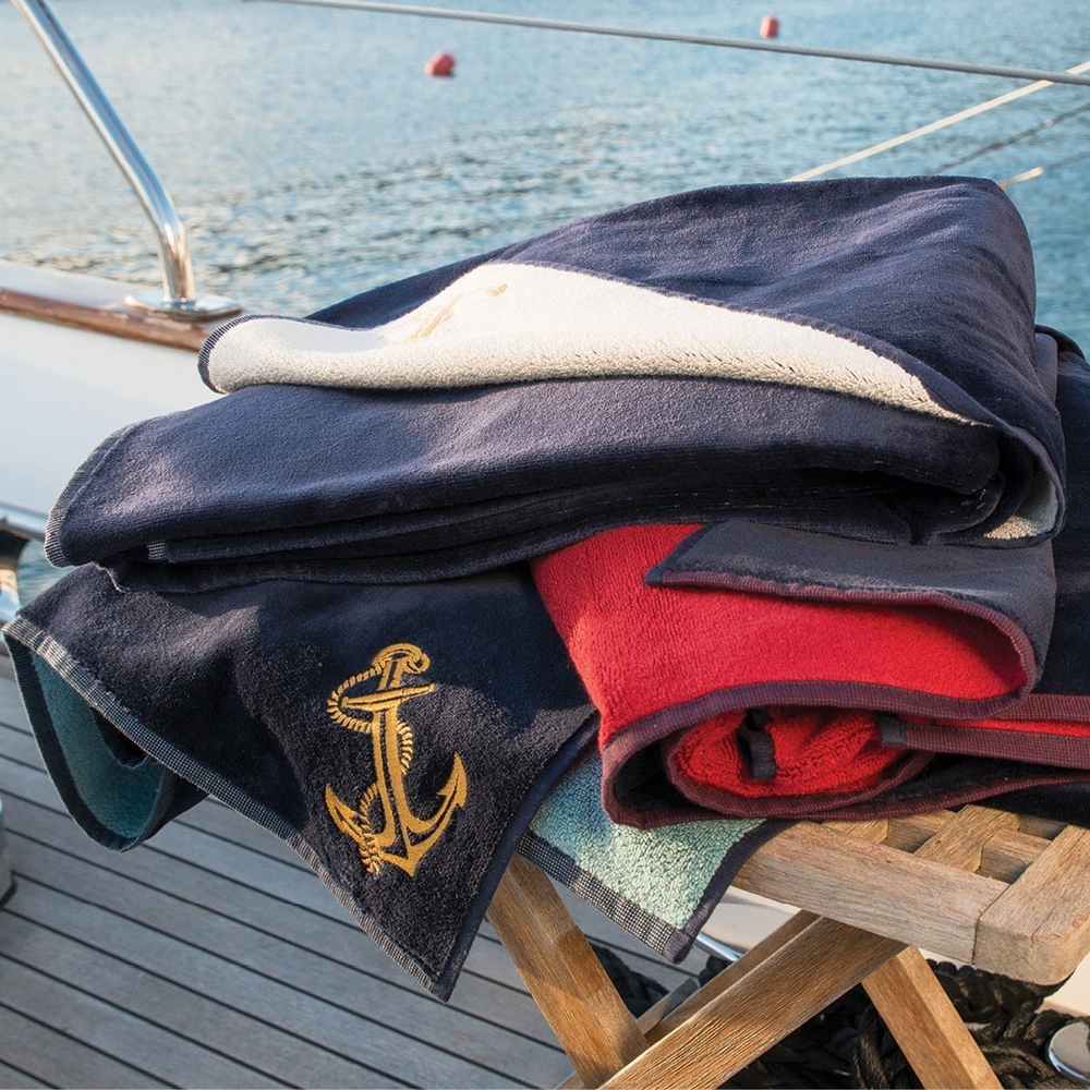 Элитное полотенце пляжное Florida бирюза/синее от Casual Avenue Турция