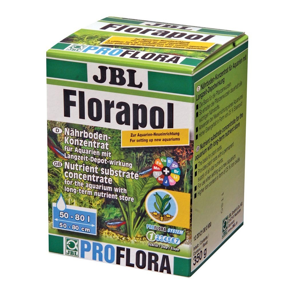 JBL Florapol 350 г - концентрат питательных элементов для растений