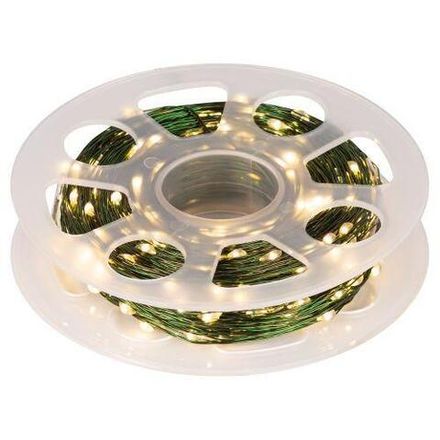 Гирлянда светодиодная ENIN-500G Нить 50м 500microLED IP44 220В тепл. Бел. Эра Б0060428