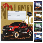 Тетрадь А5 12л. клетка "Короли бездорожья" в ассорт. (12-8982) (Проф-Пресс)