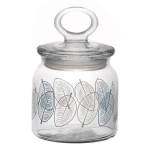 Банка с крышкой ЛИВС 575 мл 3 цв. (рис 41548)