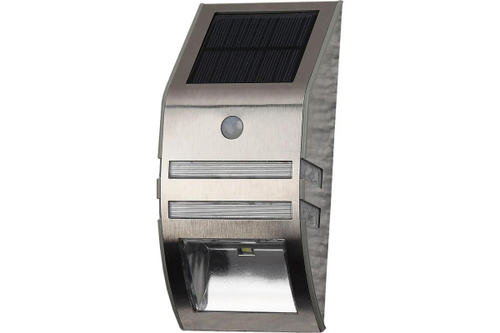 Светильник фасадный ЭРА ERFS012-26 на солнечной батарее Хром 3LED 50lm