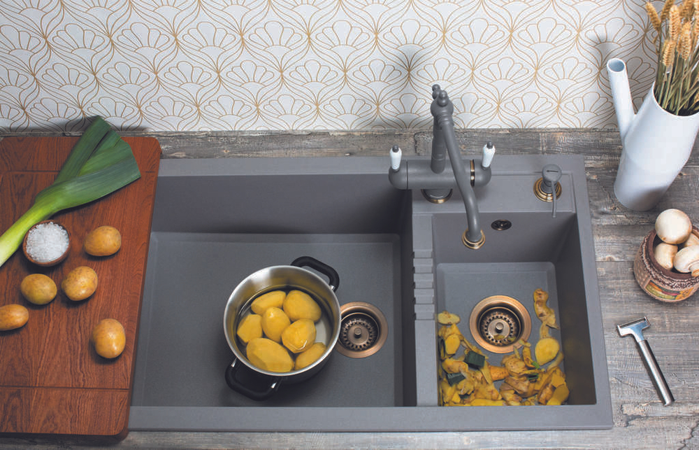 Мойка Omoikiri Tedori 86-2-LB-WH Tetogranit | Белый