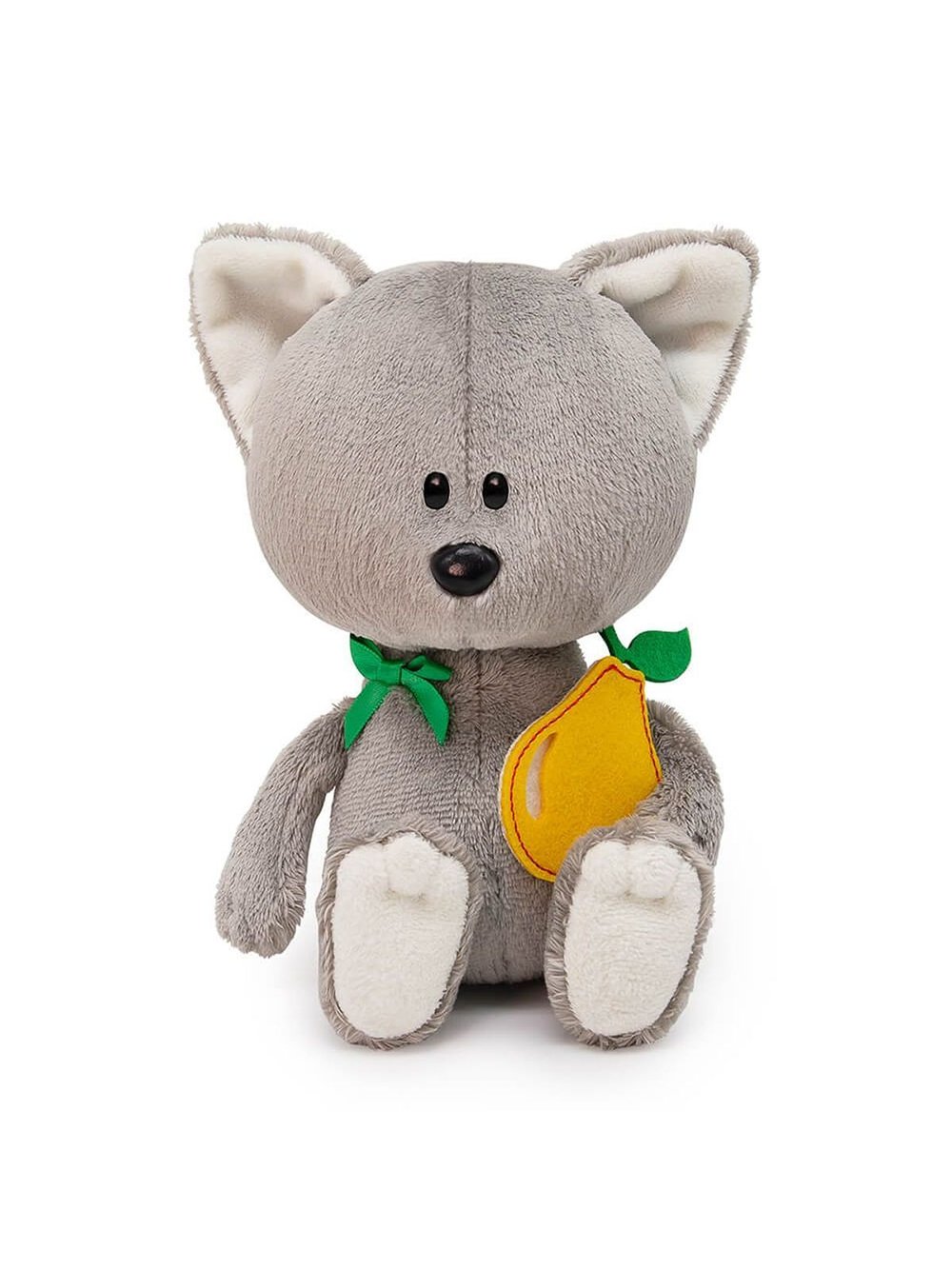 Мягкая игрушка Волчонок Вока с грушей 15см