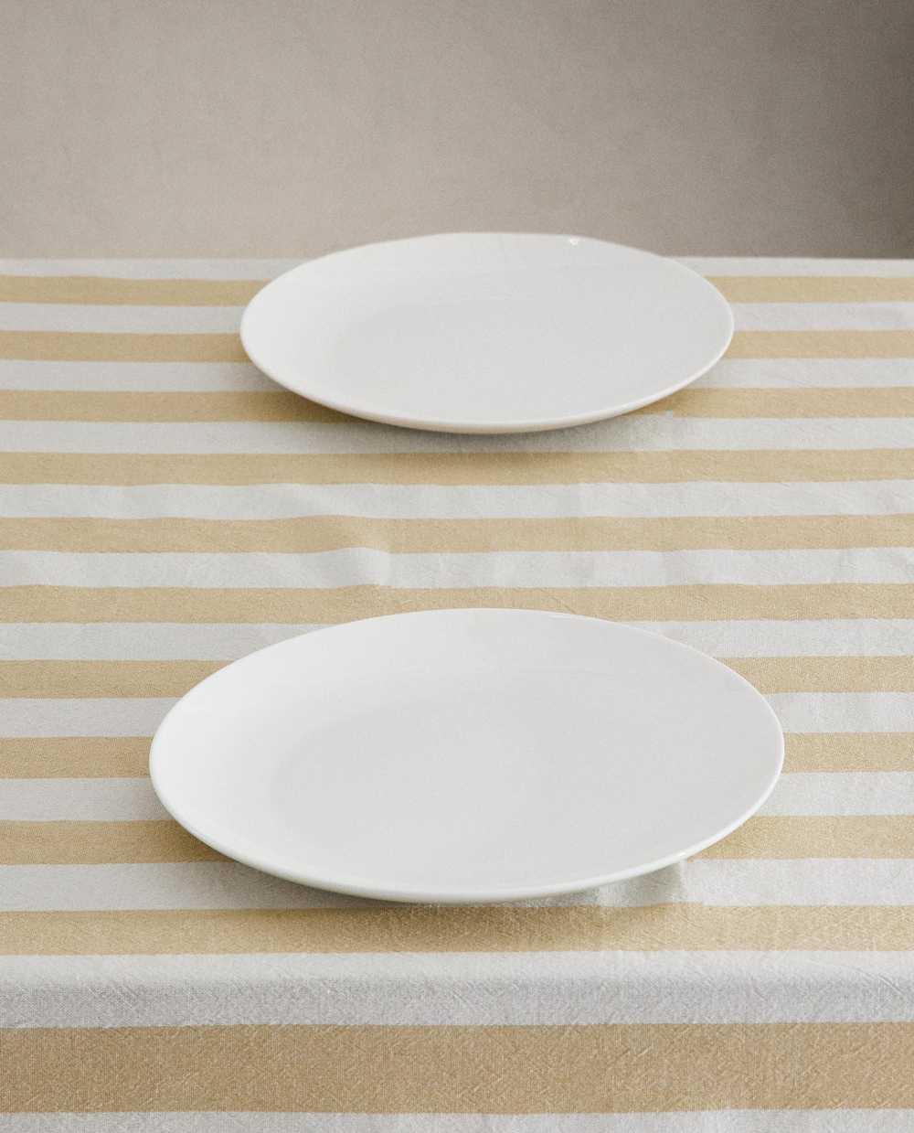 Zara Home скатерть из хлопка, узор в полоску, 150 150 см · 2277/021