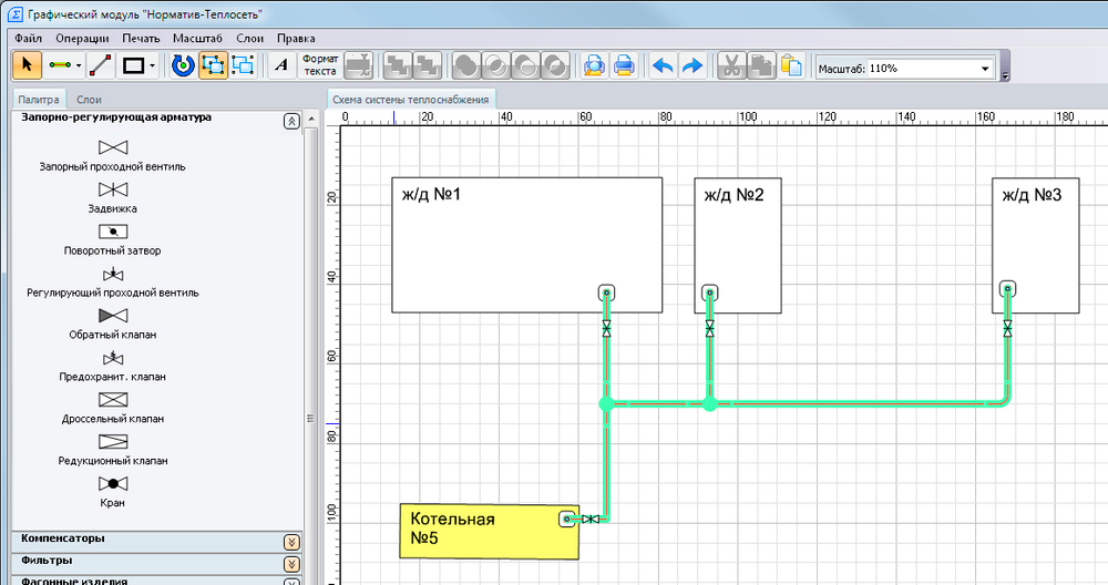 Обновление или продление IT ПО "Норматив-теплосеть", неискл право использ  руб/месяц, цена от