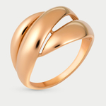 Кольцо для женщин из розового золота 585 пробы без вставок (арт. 018721)