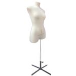 Манекен портновский Кристина, тип фигуры Прямоугольник, комплект Премиум, размер 44, цвет бежевый