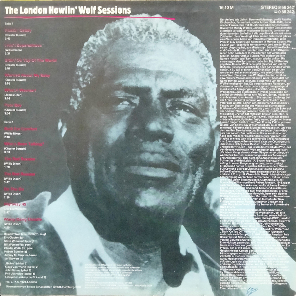 Howlin' Wolf / The London Howlin' Wolf Sessions (LP)