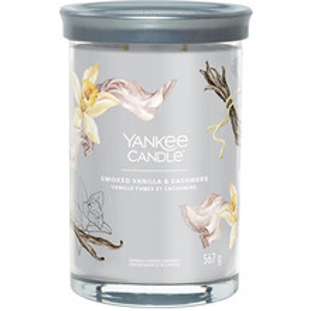 Yankee Candle Vanilla & Cashmere Signature Tumbler Candle 567.0g Yankee Candle Vanilla & Cashmere Signature Tumbler Candle 567.0g