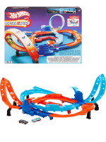 Hot Wheels HXR71 Взрывной запуск, трасса с ускорителем для трюков, машинки Hot Wheels, оригинал Mattel