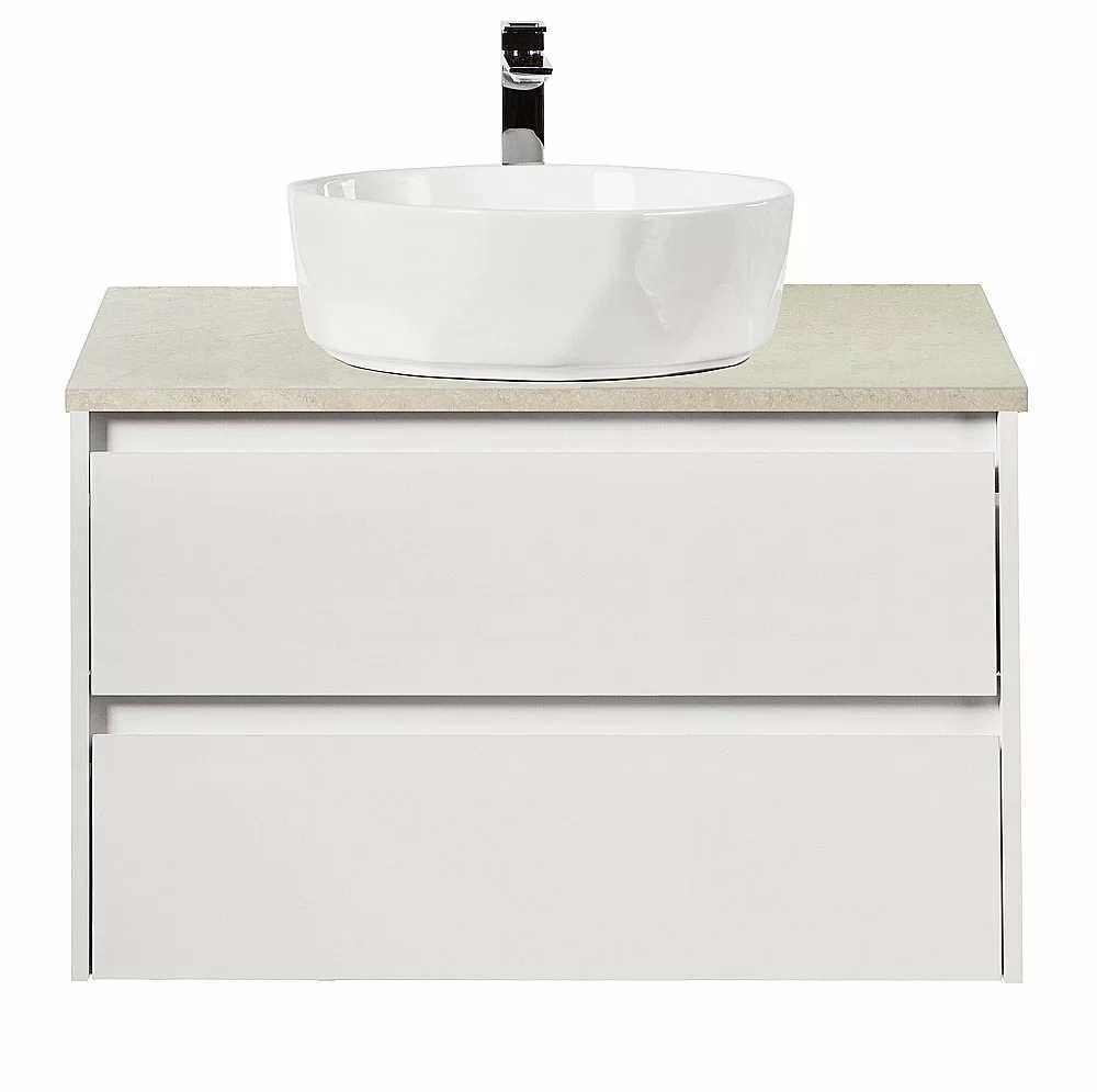 Тумба с раковиной и столешницей BelBagno KRAFT 90 Bianco Opaco