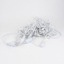 ULD-S1000-120-SWK WARM WHITE IP67 Гирлянда светодиодная со статическим свечением. 10м. Соединяемая.120 светодиодов. Теплый белый свет. Провод белый. ТМ Uniel