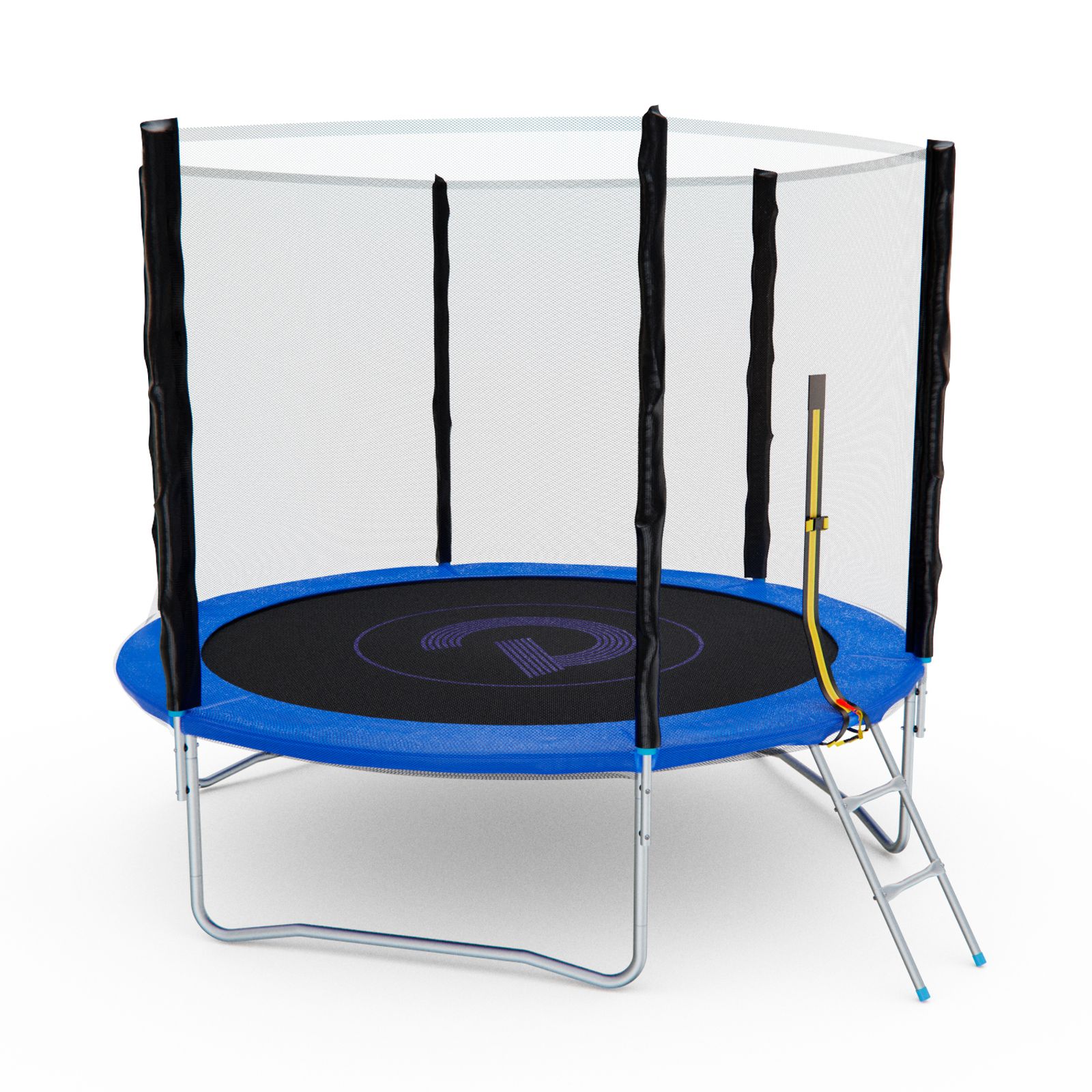 Батут с сеткой DFC PELPO 8ft с лестницей, BLUE фото №4