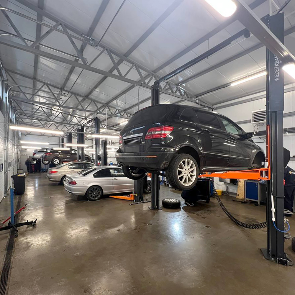 WDK-524N Подъемник двухстоечный с нижней синхронизацией 5 тонн, одност. разбл., 380В