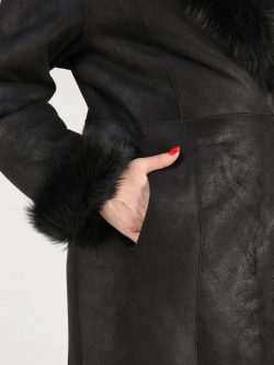 Дубленка зимняя натуральная длинная и теплая