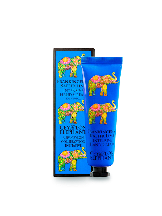 Интенсивный крем для рук Цейлонский Слон "ЛАДАН И КАФФИРСКИЙ ЛАЙМ" (30гр)