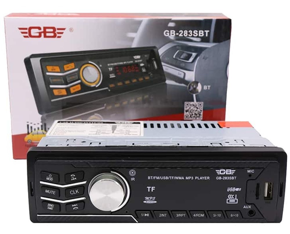 Автомагнитола GB GB-283SBT, Bluetooth , usb, micro, aux, fm, пульт