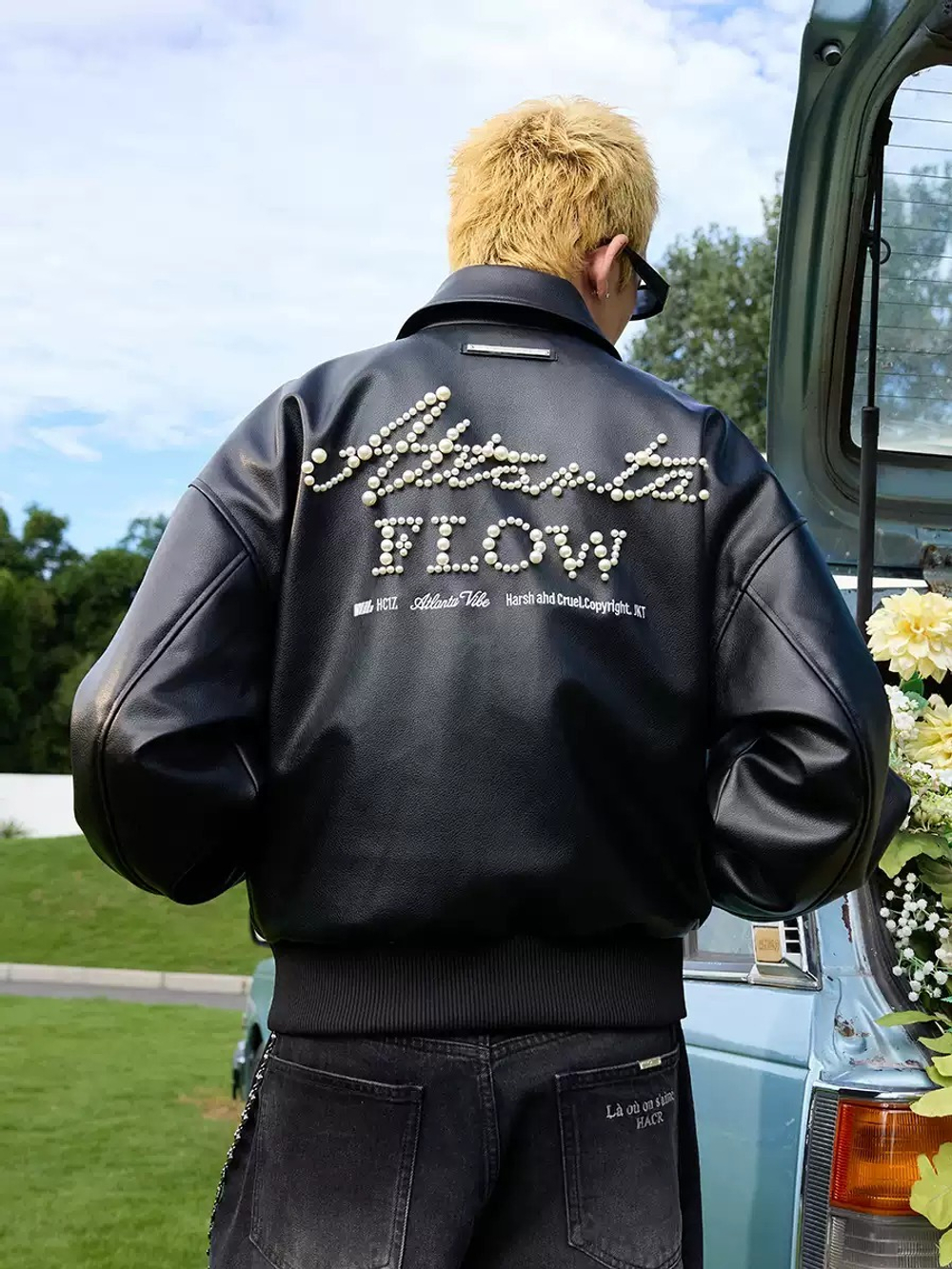 Кожаная куртка HARSHandCRUEL "Atlanta Flow" Leather Jacket