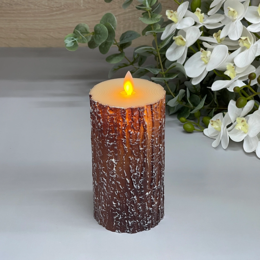 Сувенир с подсветкой «Свеча - Дерево» 7,5*15 см (работает от батареек 3 ААА)