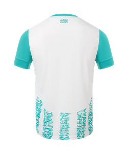 Футболка игровая JOGEL AMKAL PerFormDRY Jersey, белый/бирюзовый