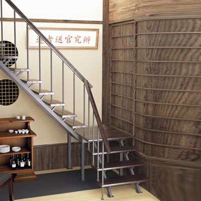 Комбинированная межэтажная лестница ЛЕС-05-3