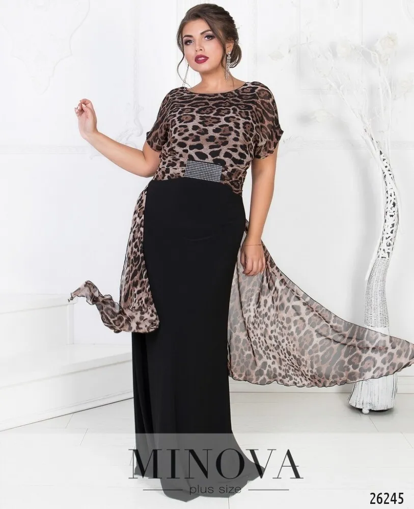 Платье 17-14-черный Minova