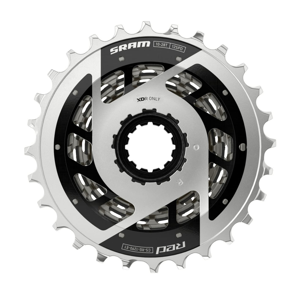 Кассета SRAM RED XG-1290 12 speed (12 скоростей), E1 Silver (серебряный)