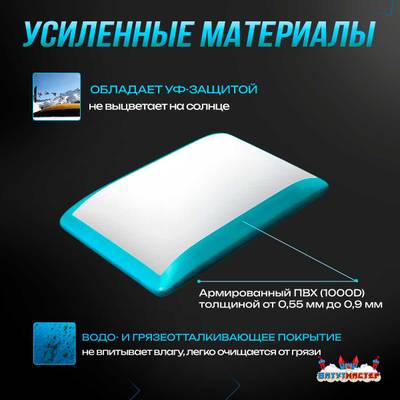 Надувная подушка «FreestyleBag» для фристайла и экстрим-прыжков, 15×11×3,5 м