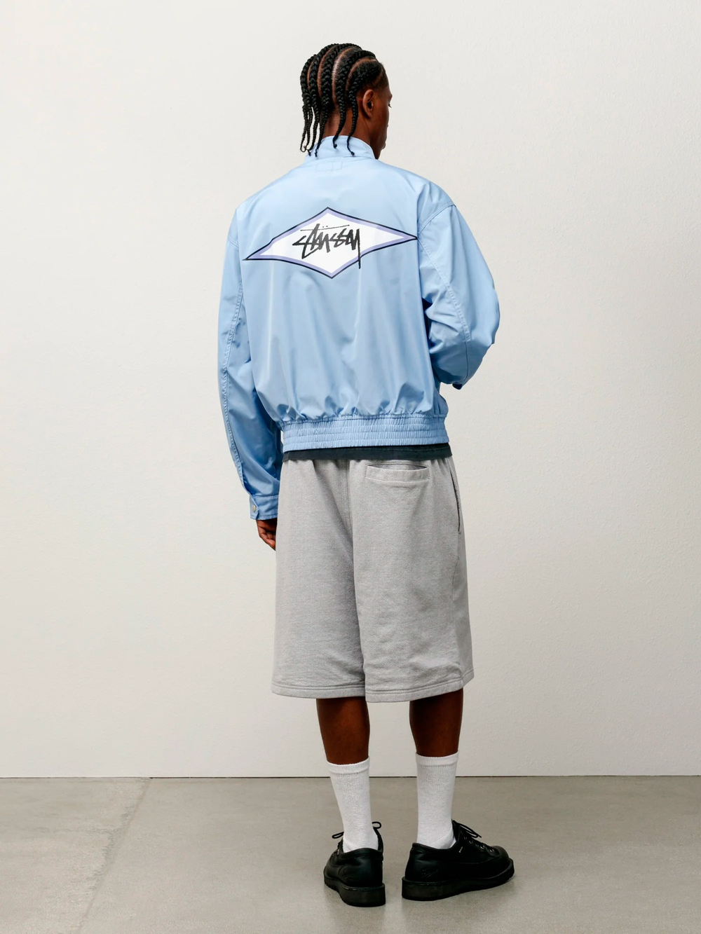 Шорты Stussy Double Layer Jersey Grey Heather