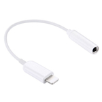 Переходник Lightning - Aux 3.5 Bluetooth pop-up с микрофоном (белый в упаковке)