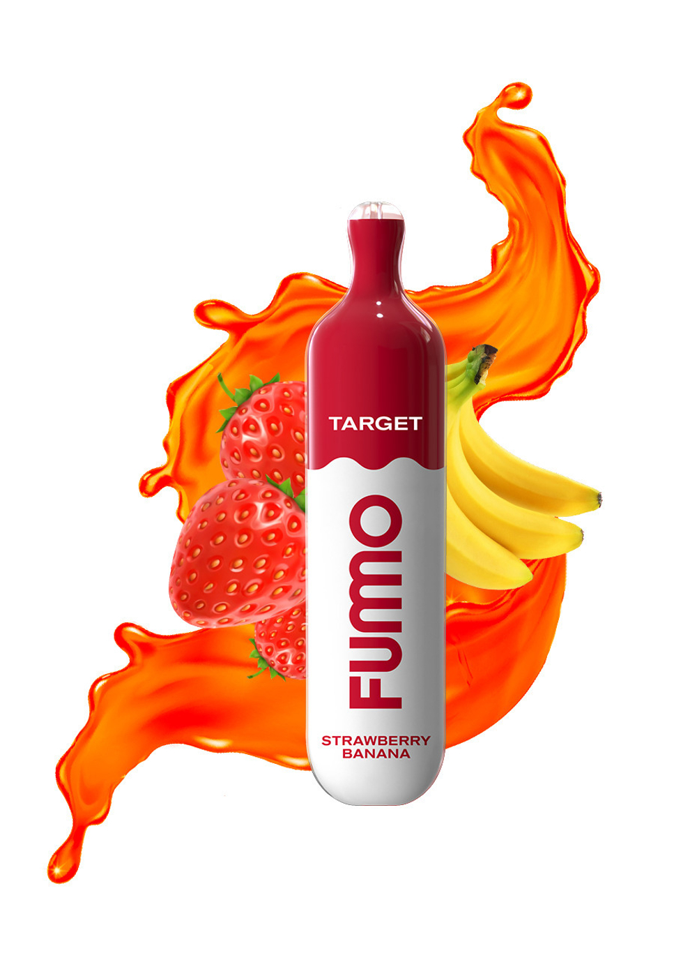 Fummo Target Клубника банан 2500 купить в Москве с доставкой по России