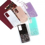 Чехол ТПУ с блестками для Huawei P40, 011057 Сиреневый