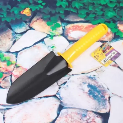 Совок посадочный узкий «Чиполино» 26см пластиковая ручка ДоброСад