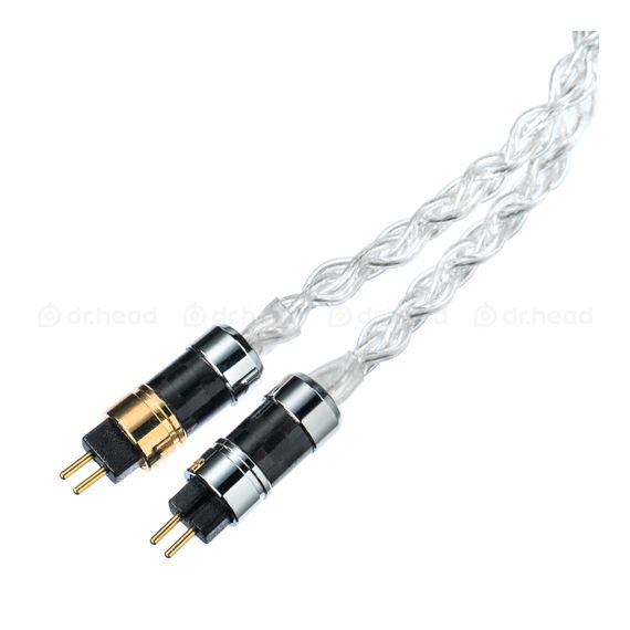 HeadMade IEM 2-pin to Multi-Plug 3 in 1 Silver 1.2m