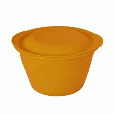 Миска пластиковая 3л «Чезаре» с крышкой С443