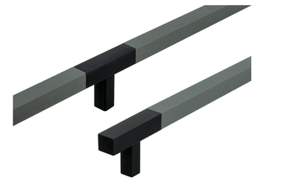 Ручка Twil, L=1000, графит+черный матовый, AQ