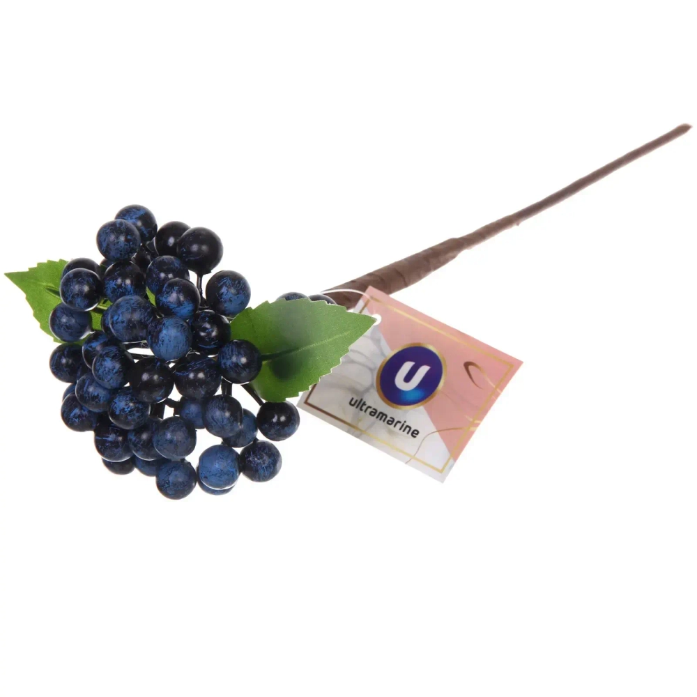 Муляж «Ветка голубики» 30см