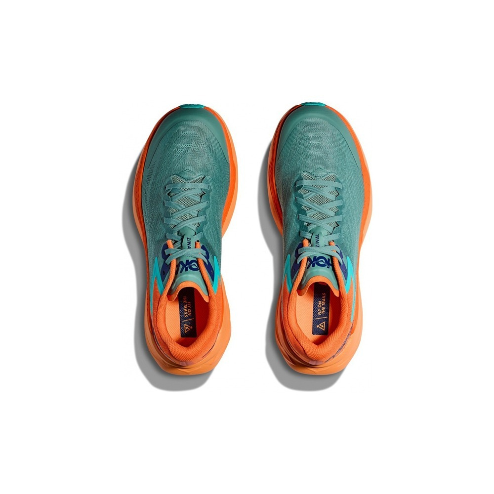 Кроссовки мужские HOKA M ZINAL Trellis / Vibrant Orange