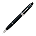 Перьевая ручка Aurora Ipsilon Deluxe Black CT, перо - М, в подарочной коробке