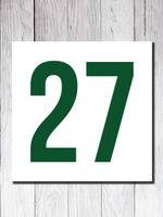 Адресная табличка ПВХ №2