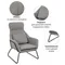 Кресло Arch серое