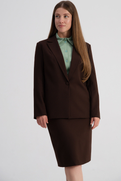 Юбка женская 051-60, Шоколадный #513Шок01051-60