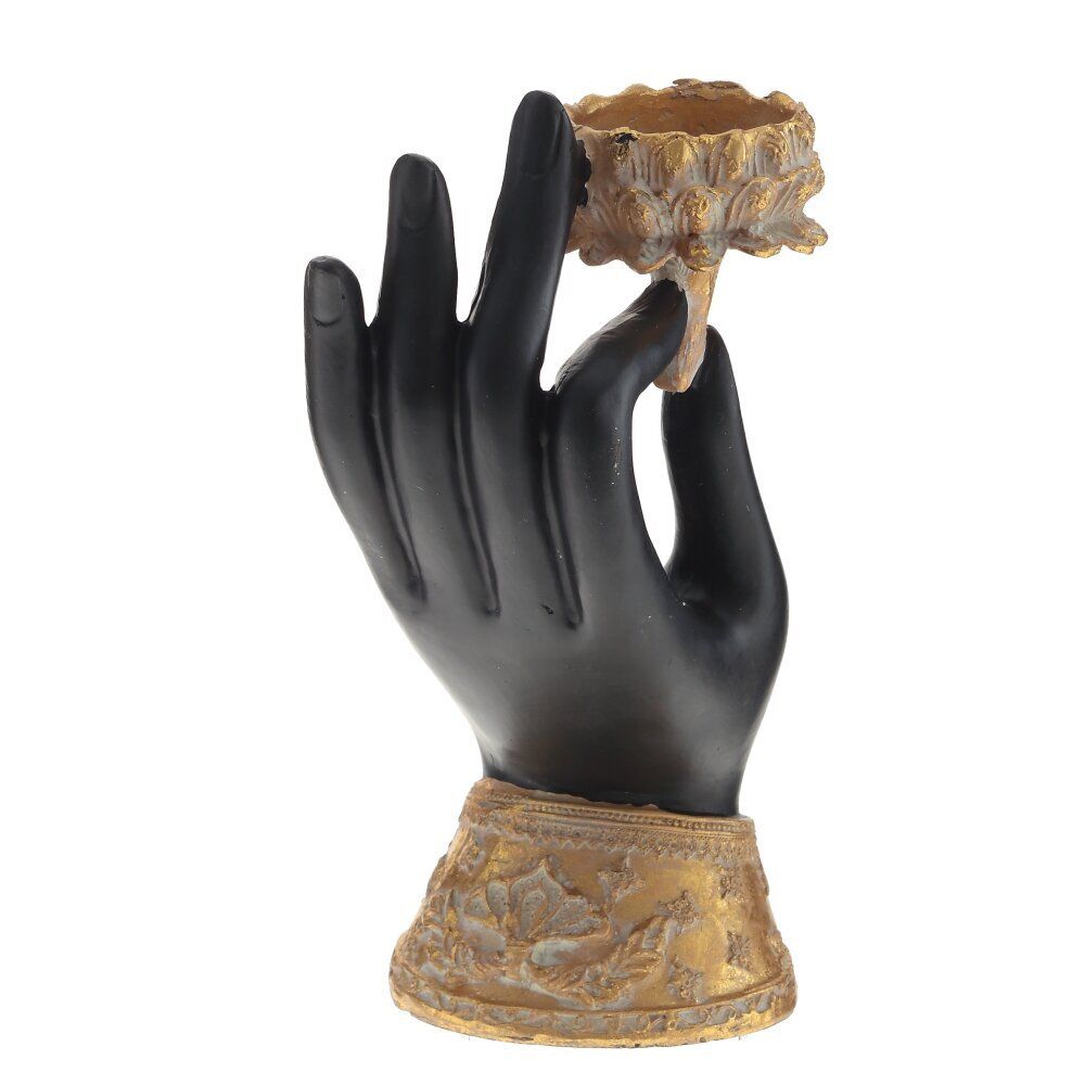 GAEM Фигурка декоративная "Рука" с подсвечником, L12 W9 H17 см