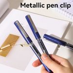 Набор Ручка-роллер Deli EQ657-BL, синяя, 0.5 мм, игольчатый наконечник, набор 5шт.