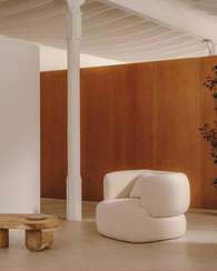 Кресло Martina, белое букле